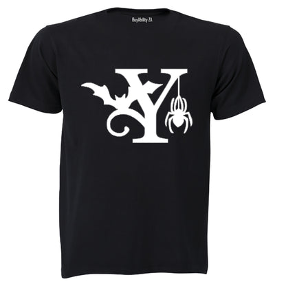 Y - Halloween Spiderweb - Kids T-Shirt