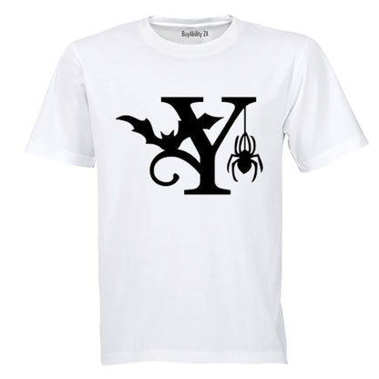 Y - Halloween Spiderweb - Kids T-Shirt
