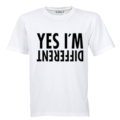 Yes, I'm Different - Adults - T-Shirt