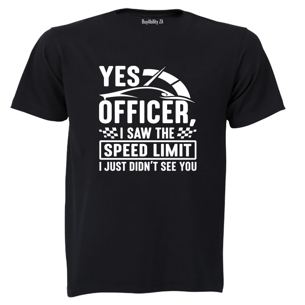 Yes Officer - Adults - T-Shirt - BuyAbility South Africa