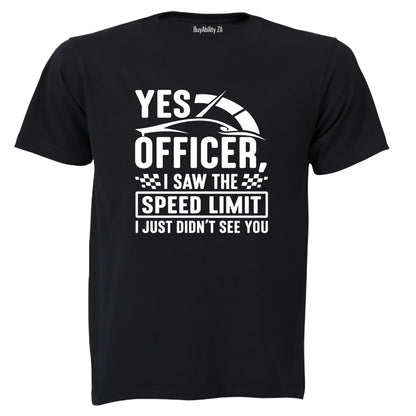 Yes Officer - Adults - T-Shirt - BuyAbility South Africa