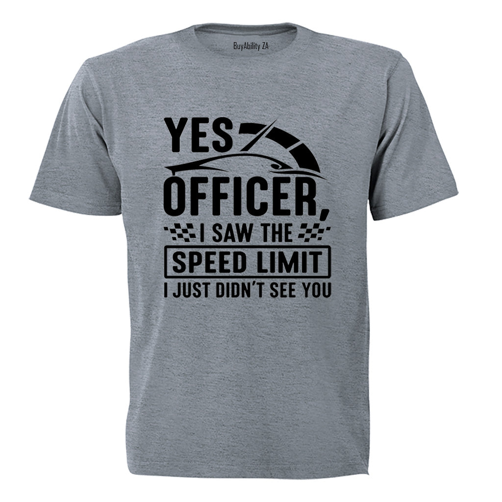 Yes Officer - Adults - T-Shirt - BuyAbility South Africa