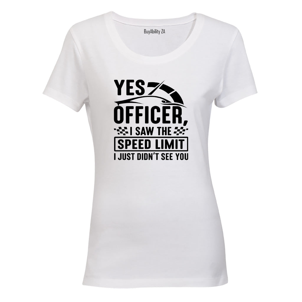 Yes Officer - Ladies - T-Shirt - BuyAbility South Africa