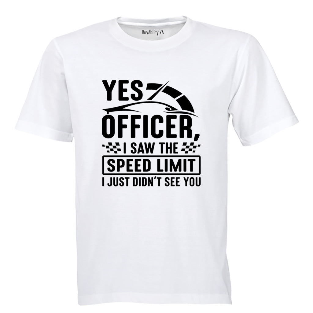 Yes Officer - Adults - T-Shirt - BuyAbility South Africa
