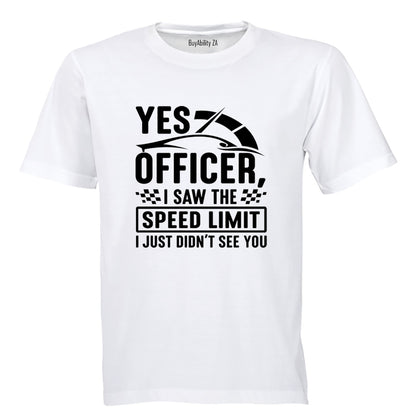 Yes Officer - Adults - T-Shirt - BuyAbility South Africa