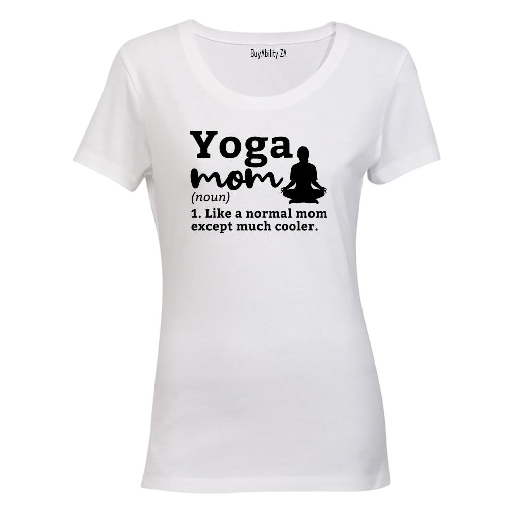 Yoga Mom Definition - Ladies - T-Shirt