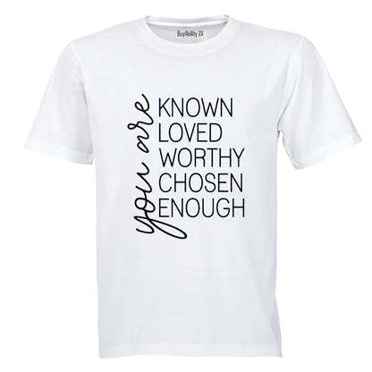 You Are Enough - Adults - T-Shirt - BuyAbility South Africa