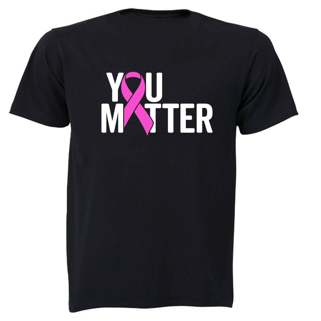 You Matter - Cancer Ribbon - Adults - T-Shirt - BuyAbility South Africa
