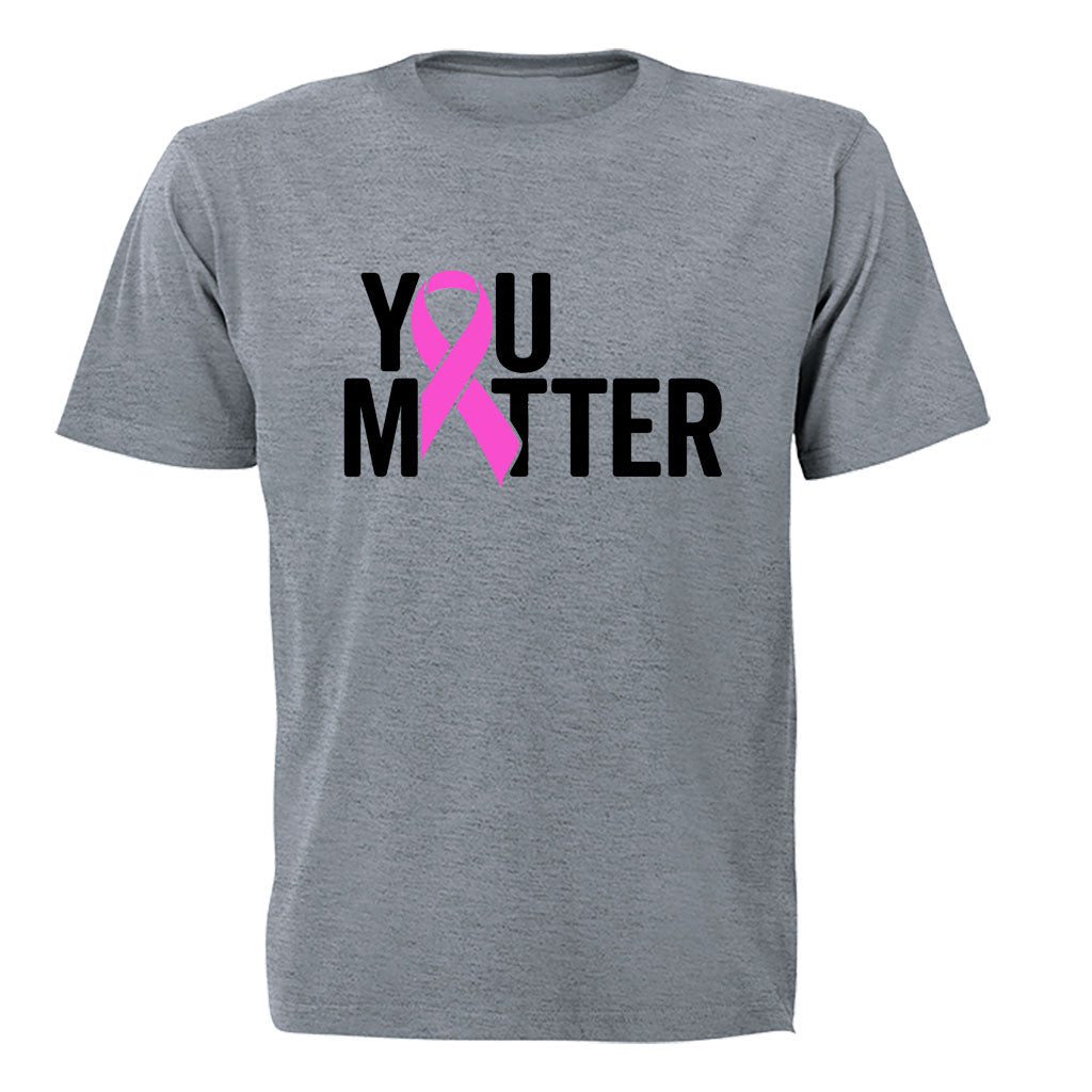 You Matter - Cancer Ribbon - Adults - T-Shirt - BuyAbility South Africa