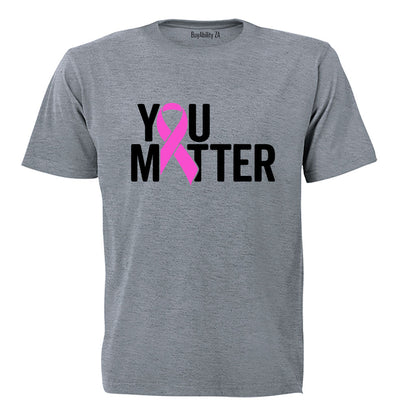You Matter - Cancer Ribbon - Adults - T-Shirt