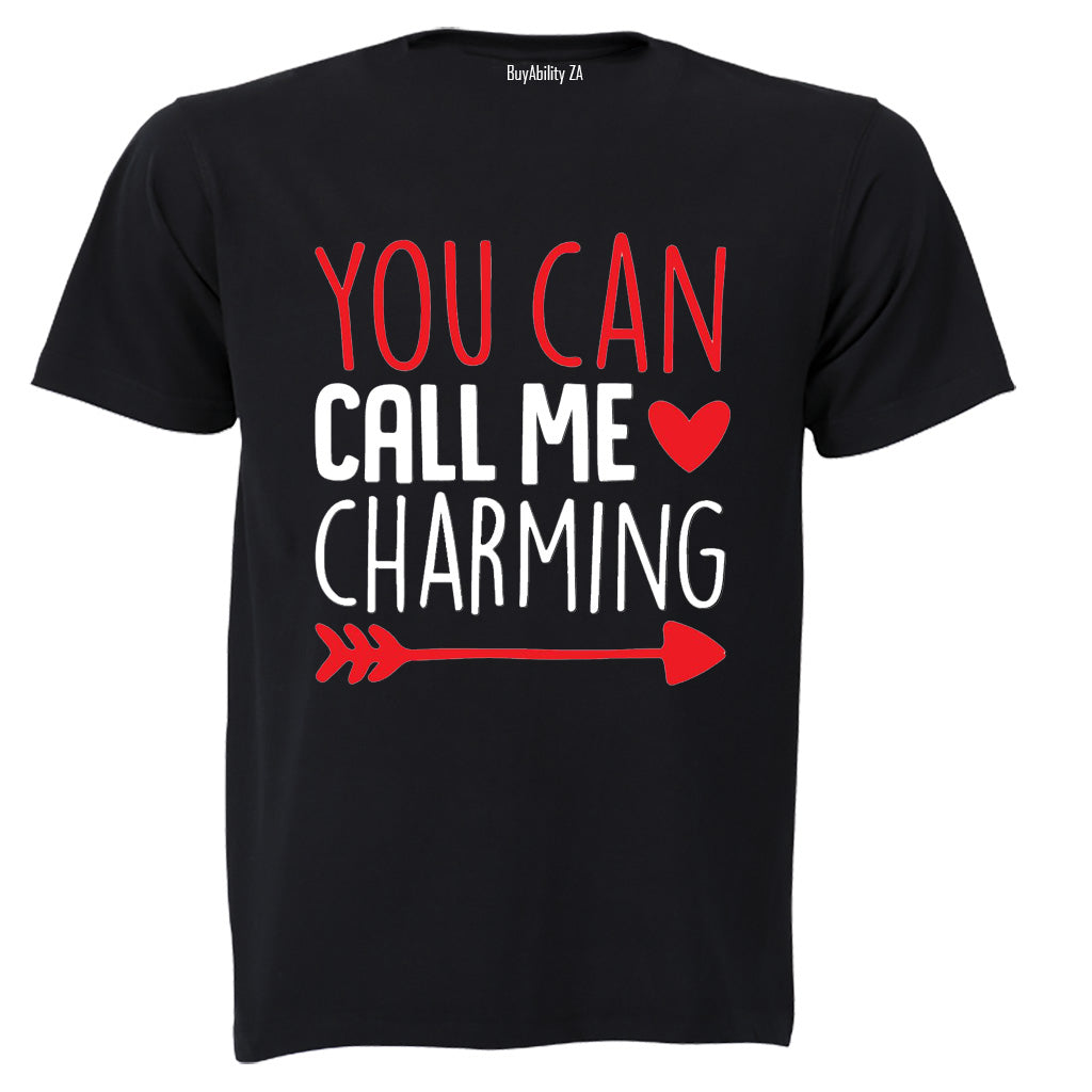 You Can Call Me Charming - Valentine - Kids T-Shirt