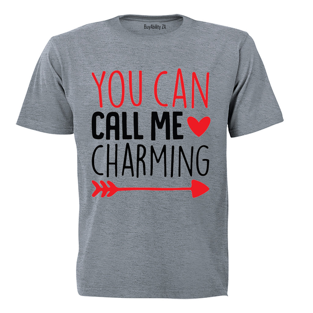 You Can Call Me Charming - Valentine - Kids T-Shirt