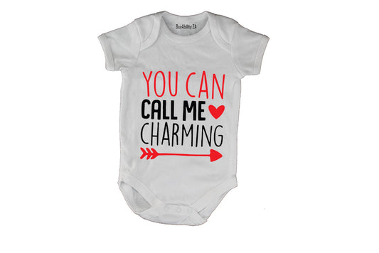 You Can Call Me Charming - Valentine - Baby Grow