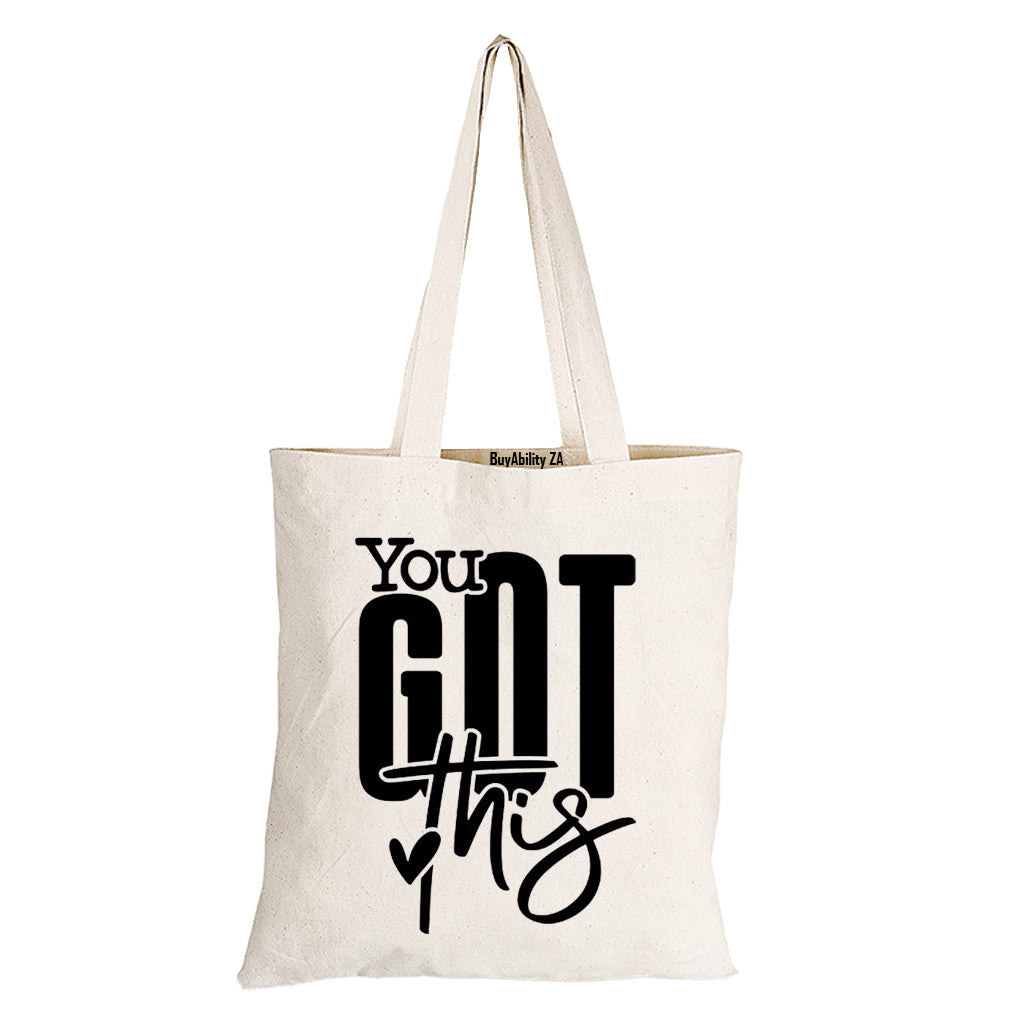 You Got This - Eco-Cotton Natural Fibre Bag - BuyAbility South Africa