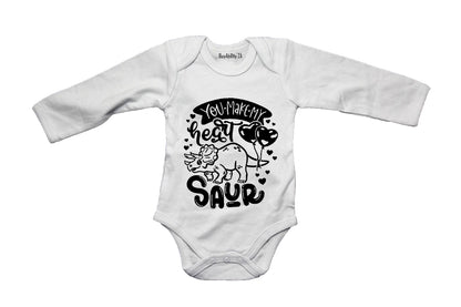 You Make My Heart, SAUR - Valentine - Baby Grow