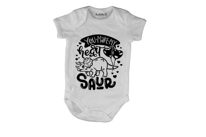 You Make My Heart, SAUR - Valentine - Baby Grow