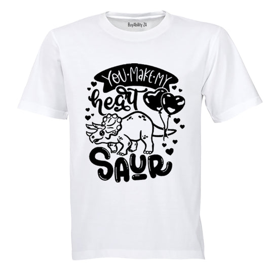 You Make My Heart, SAUR - Kids T-Shirt