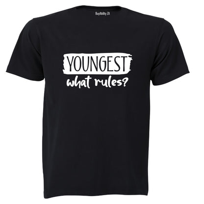 Youngest Child - What Rules - Kids T-Shirt
