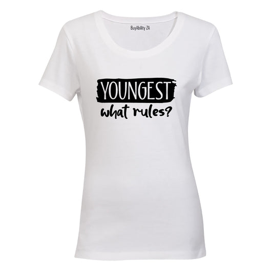 Youngest Child - What Rules - Ladies - T-Shirt