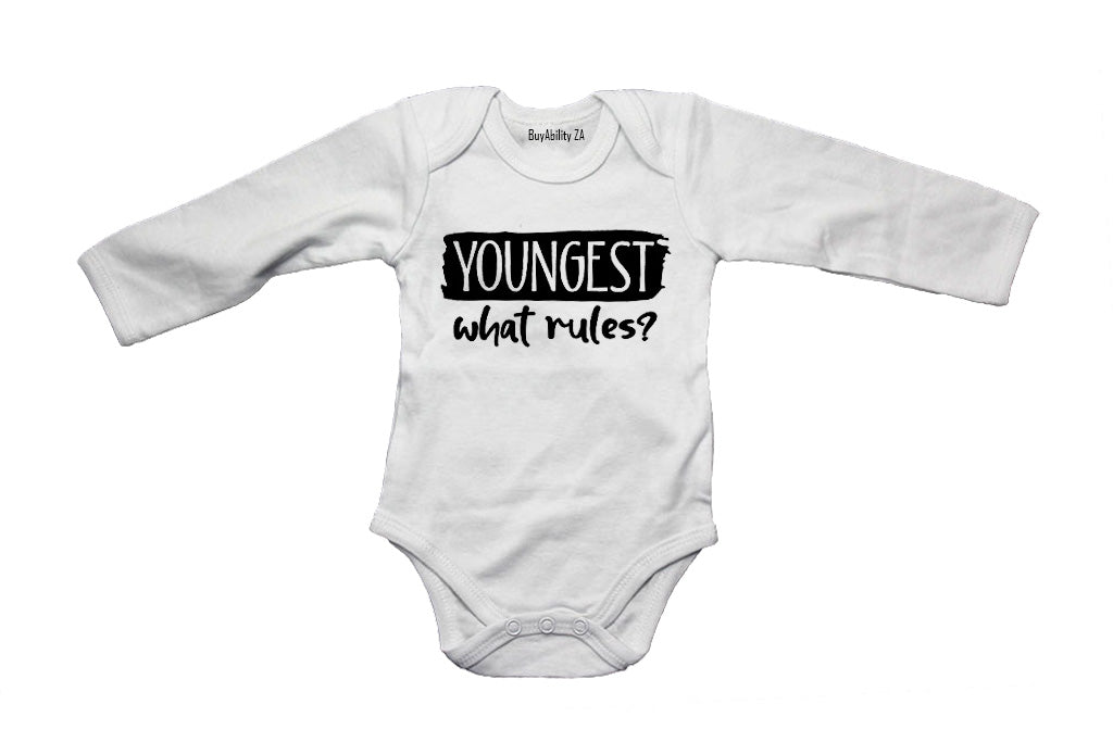 Youngest Child - What Rules - Baby Grow