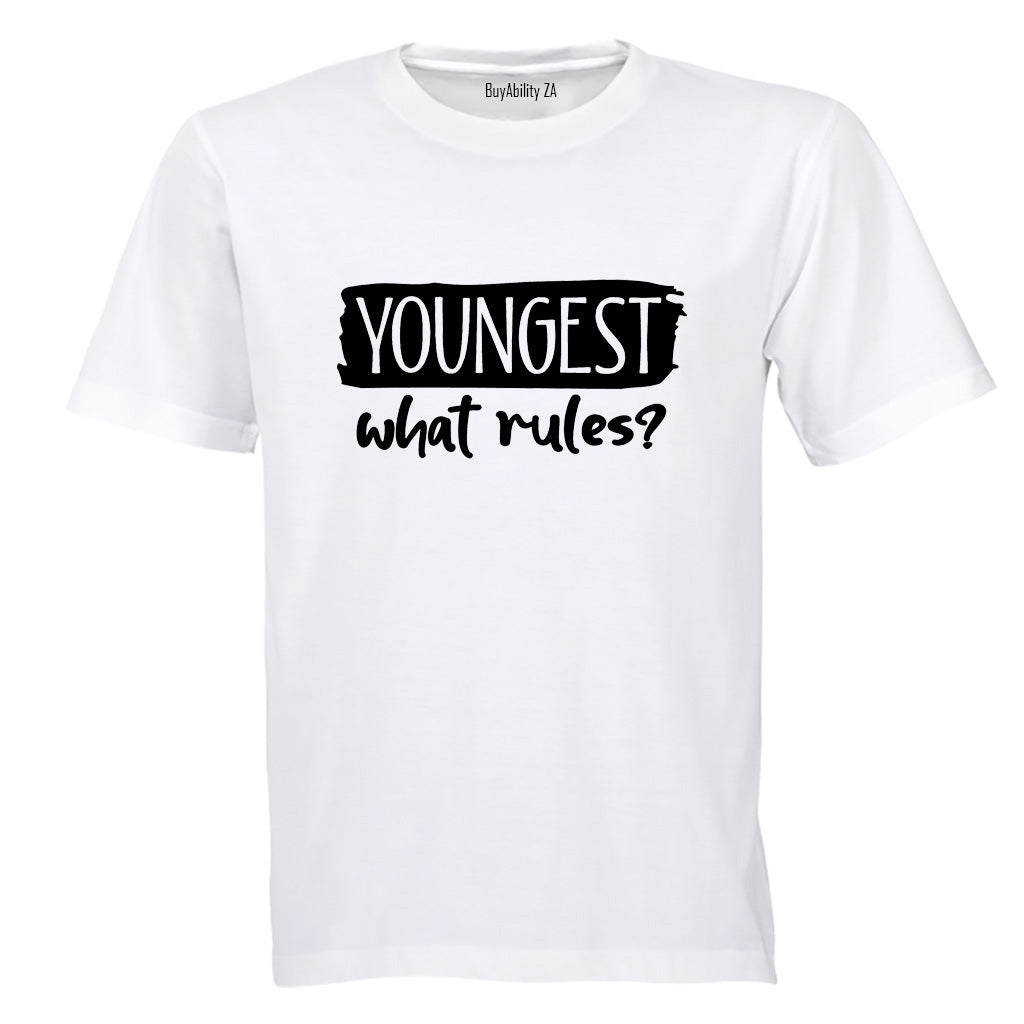 Youngest Child - What Rules - Adults - T-Shirt