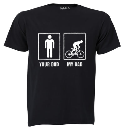 Your Dad vs. My Dad - Cycle - Kids T-Shirt