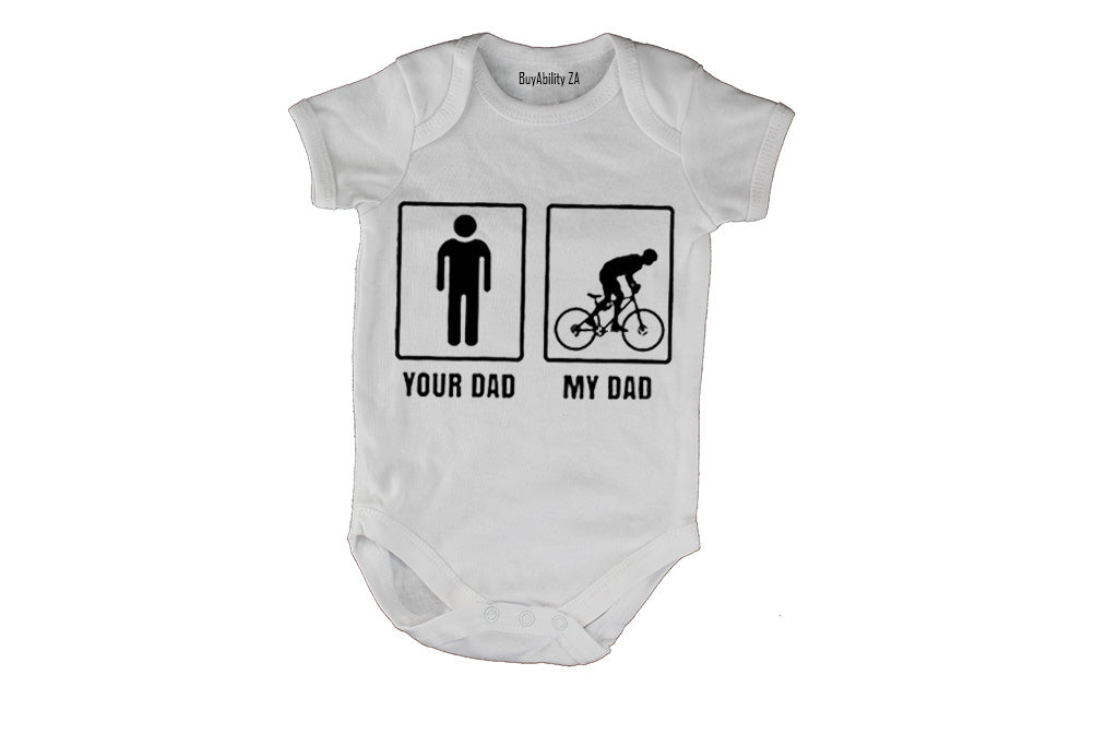 Your Dad vs. My Dad - Cycle - Baby Grow