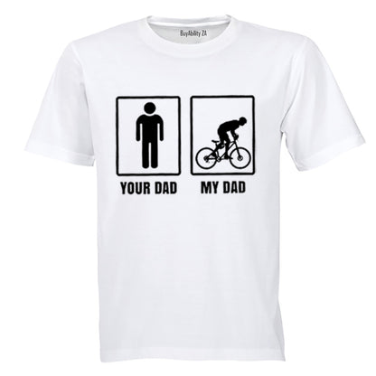 Your Dad vs. My Dad - Cycle - Kids T-Shirt