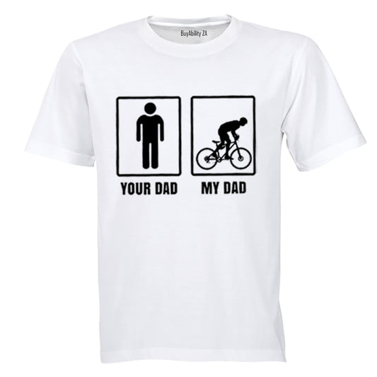 Your Dad vs. My Dad - Cycle - Kids T-Shirt