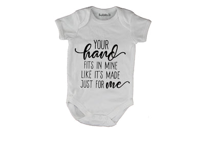Your Hand Fits In Mine - Baby Grow