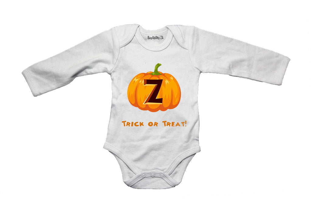Z - Halloween Pumpkin - Baby Grow
