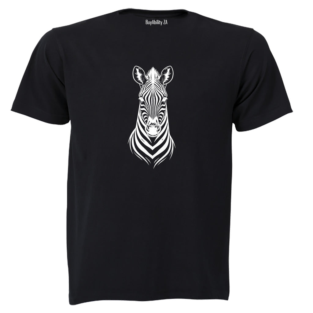 Zebra Gaze - Adults - T-Shirt - BuyAbility South Africa