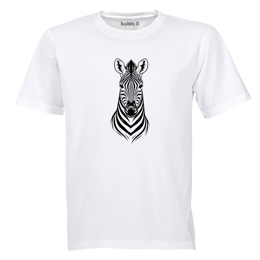 Zebra Gaze - Adults - T-Shirt - BuyAbility South Africa