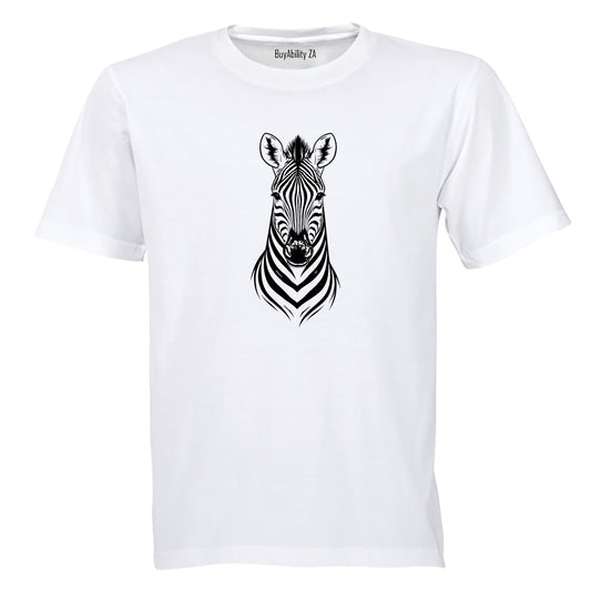 Zebra Gaze - Adults - T-Shirt - BuyAbility South Africa
