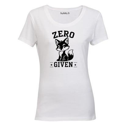 Zero Fox Given - Ladies - T-Shirt - BuyAbility South Africa