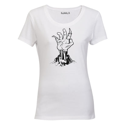 Zombie Hand Escape - Halloween - Ladies - T-Shirt