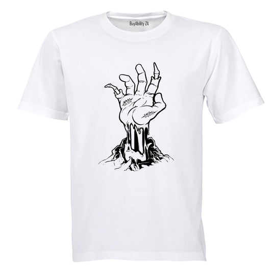 Zombie Hand Escape - Halloween - Adults - T-Shirt