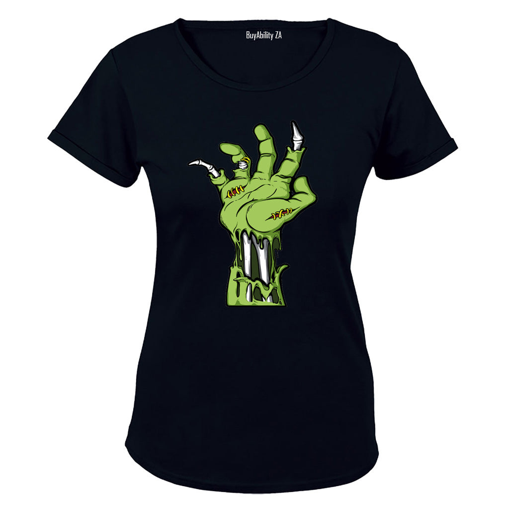 Zombie Hand - Halloween - Ladies - T-Shirt