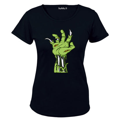 Zombie Hand - Halloween - Ladies - T-Shirt