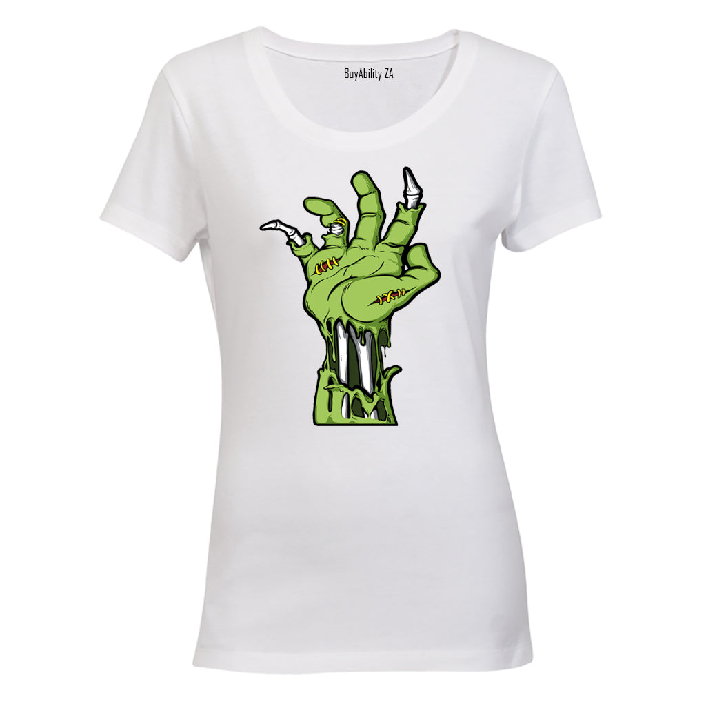Zombie Hand - Halloween - Ladies - T-Shirt