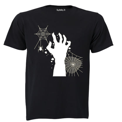 Zombie Hand & Spiders - Adults - T-Shirt