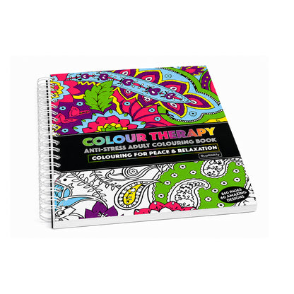 BuyAbility A5 Colour Therapy Spiral Adult Colouring & Relaxation Book