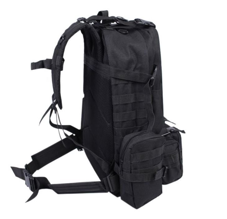Black 50L Tactical Military Backpack - BuyAbility