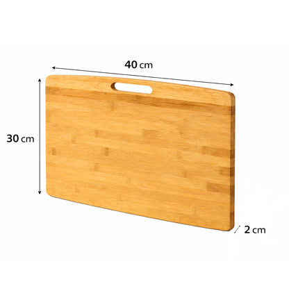 40cm Bamboo Cutting & Serving Board with Handle