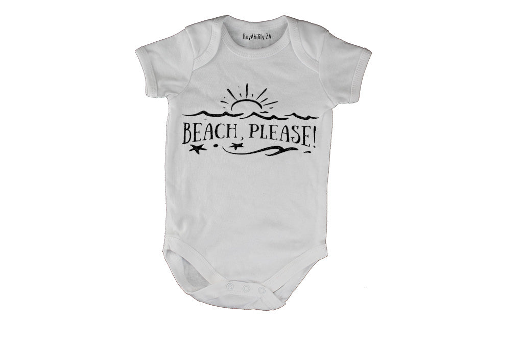 Beach Please! - Baby Grow - BuyAbility