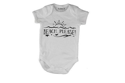 Beach Please! - Baby Grow - BuyAbility