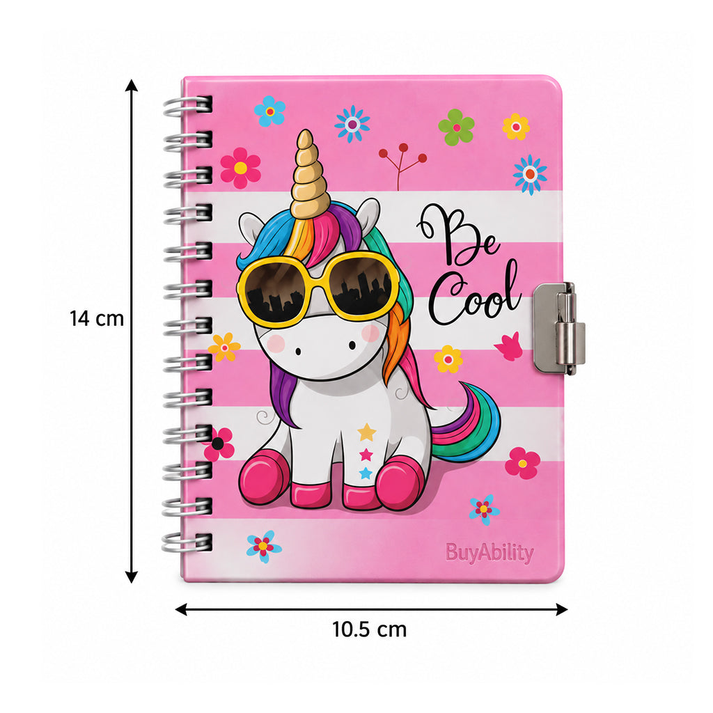 Be Cool Pink Unicorn Notebook & Pen Set