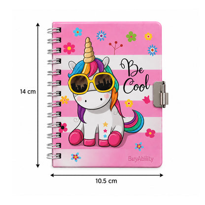 Be Cool Pink Unicorn Notebook & Pen Set