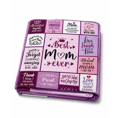 Best Mom Quotes Blanket - 150cm x 200cm - BuyAbility