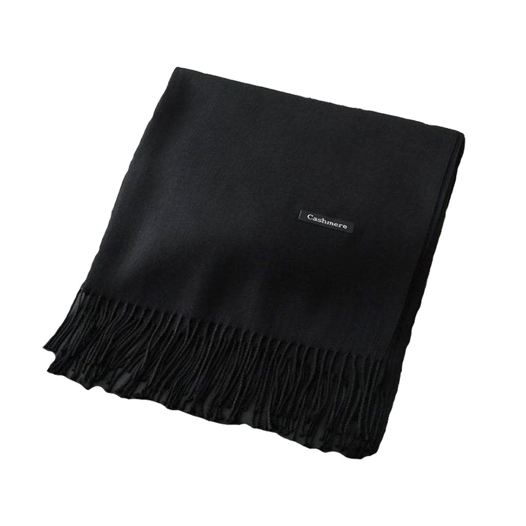 Black Cashmere Scarf